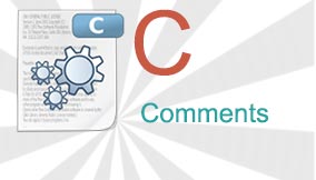 c comments