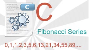 Write a program in c for fibonacci series