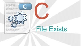 C File Exists