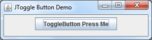 JToggleButton Demo JToggleButton Demo