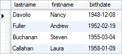 SQL BETWEEN DATES example