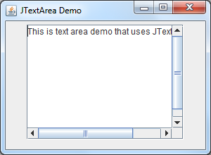 JTextArea