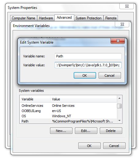 Java - Setting PATH